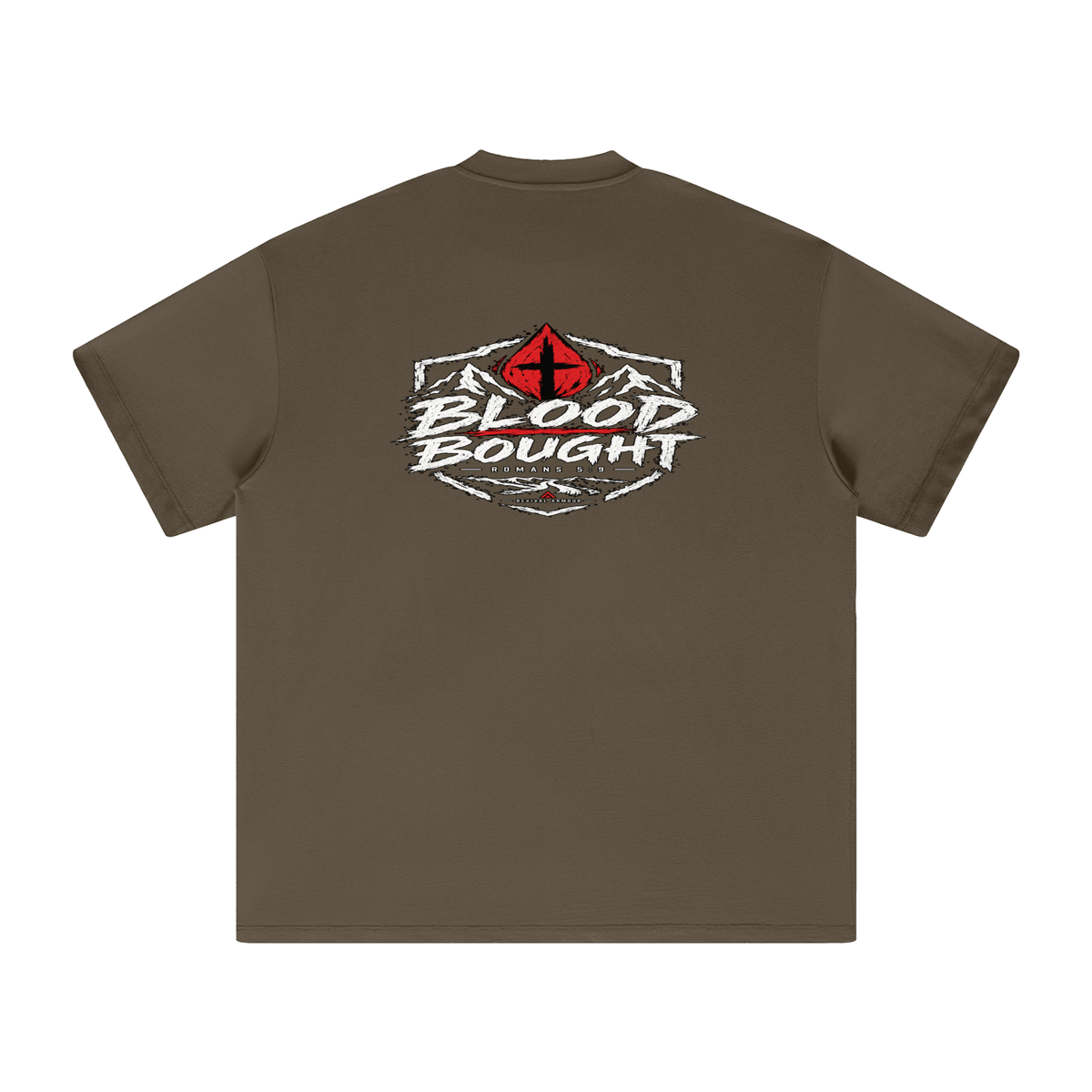 BLOOD BOUGHT - ROMANS 5:9 - T-Shirt