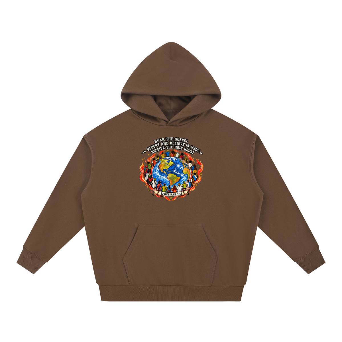 Hear the Gospel > repent and believe in Jesus > Receive the Holy Ghost Hoodie