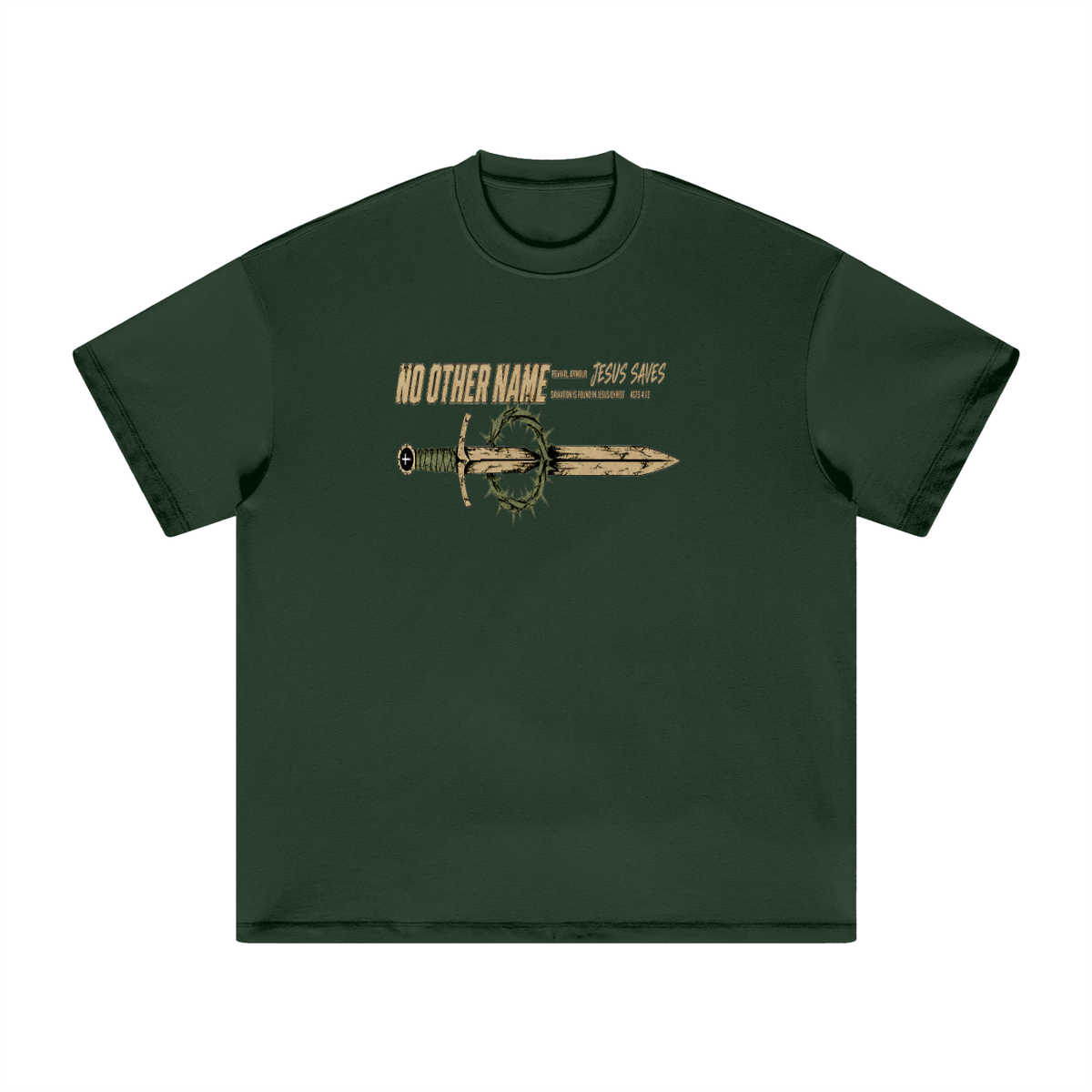NO OTHER NAME REVIVAL ARMOUR JESUS SAVES SALVATION IS FOUND IN JESUS CHRIST ACTS 4:12 T-Shirt