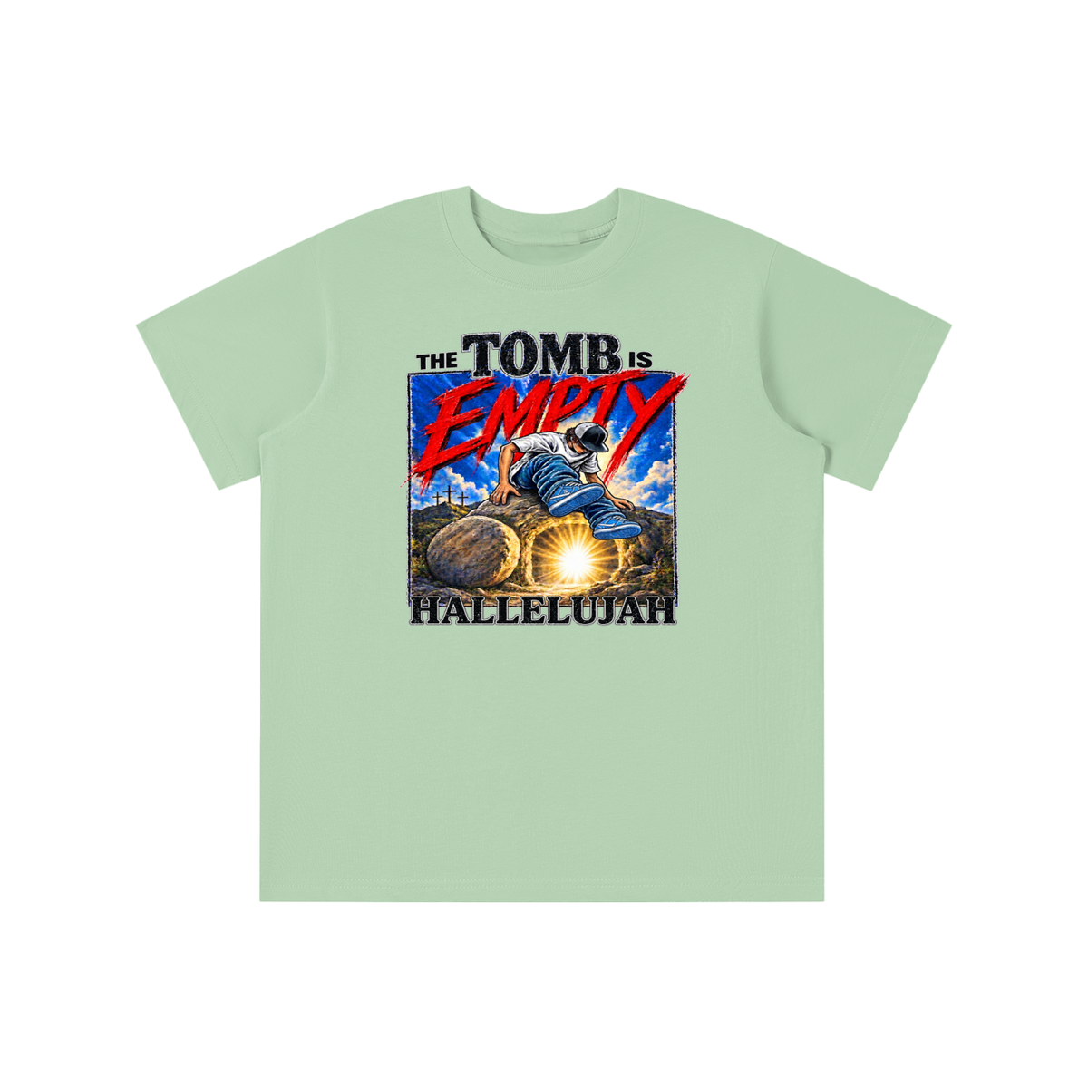 THE TOMB IS EMPTY HALLELUJAH youth T-shirt