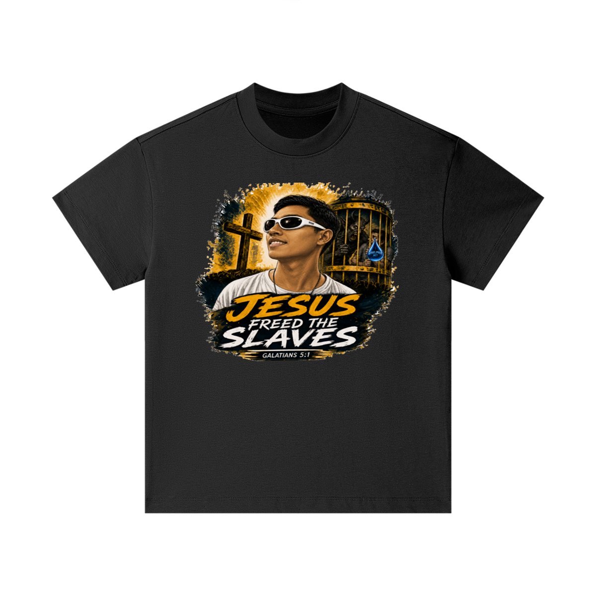 Jesus freed the slaves Kids T-Shirt