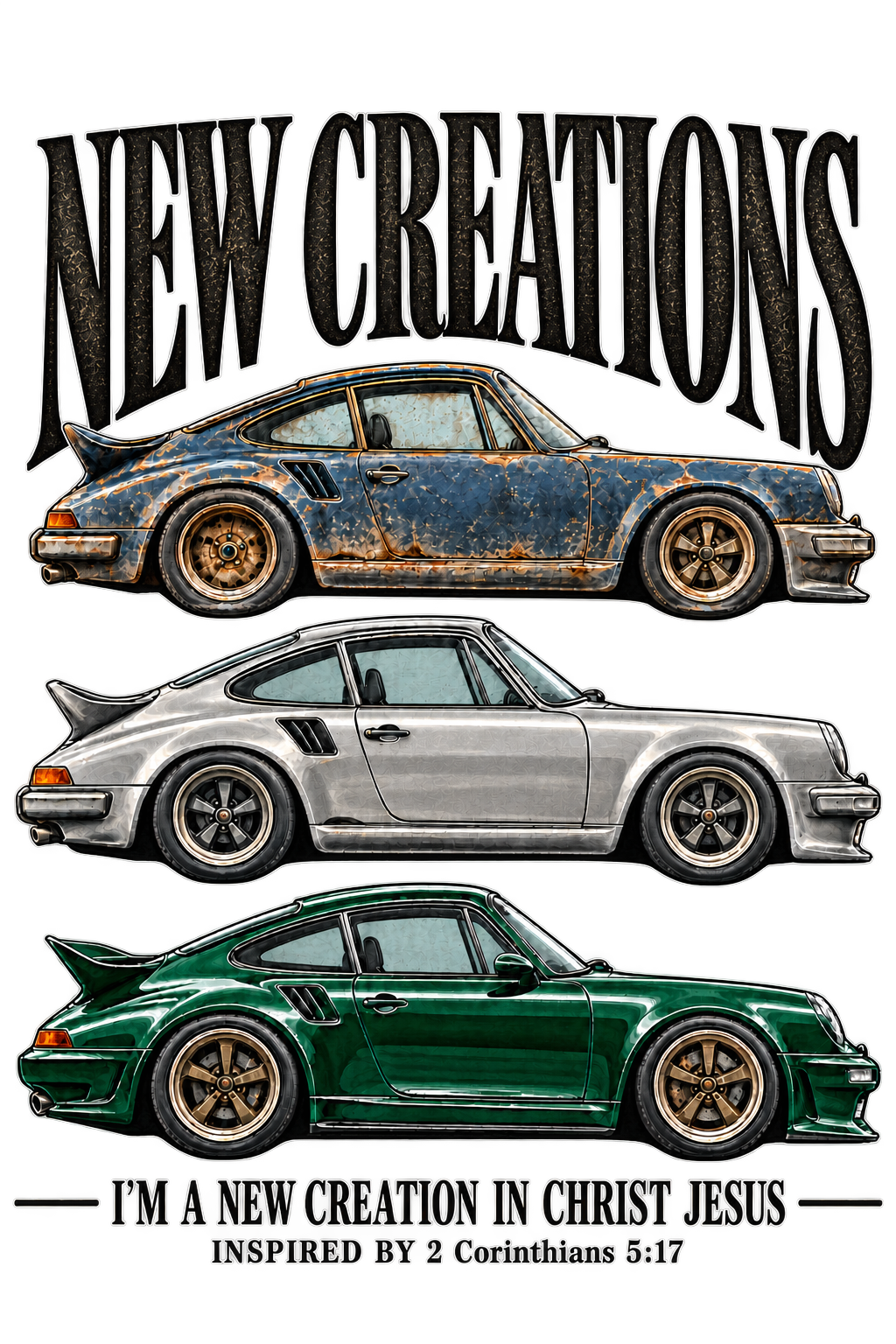 NEW CREATIONS I'M A NEW CREATION IN CHRIST JESUS INSPIRED BY 2 Corinthians 5:17 T-Shirt