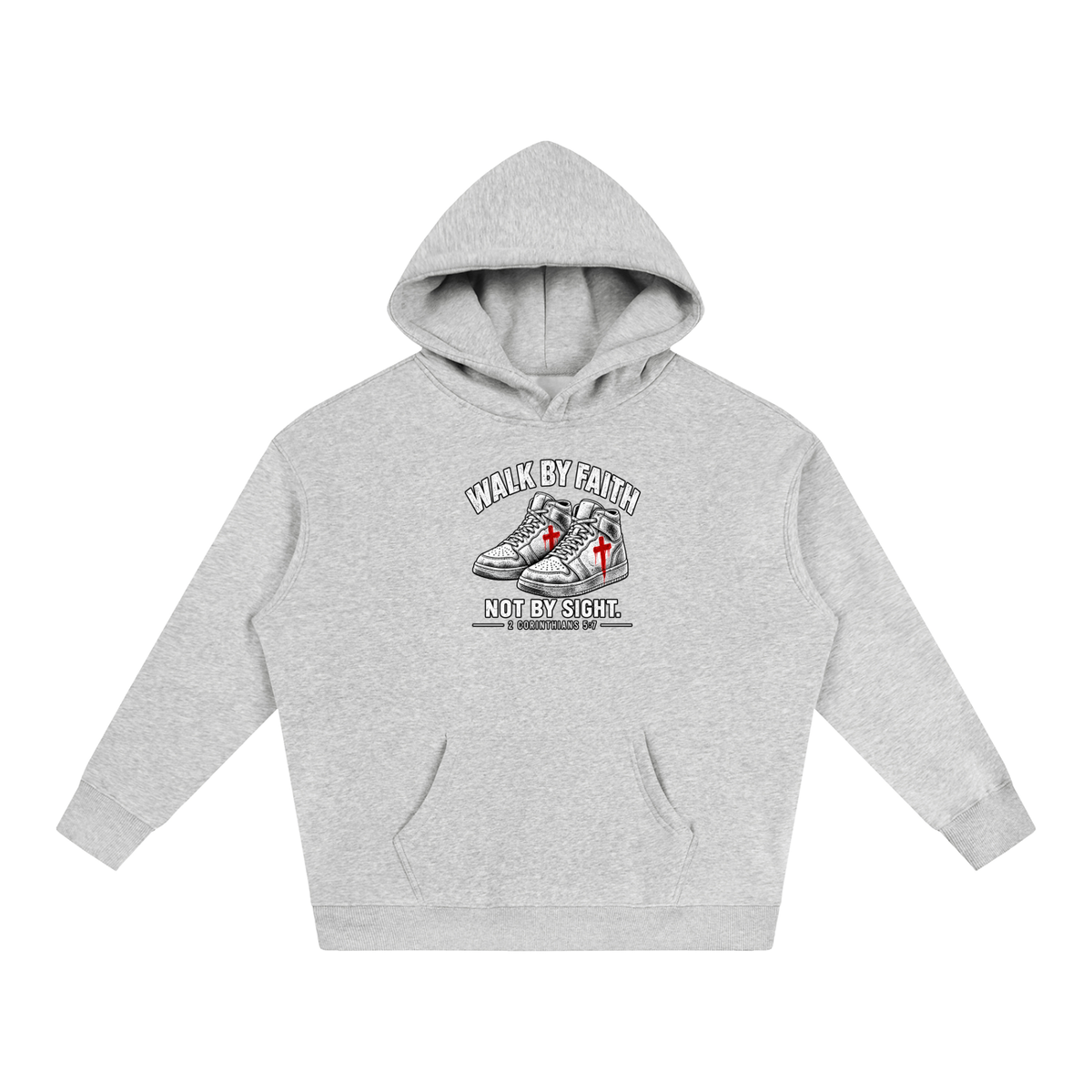 Walk by faith not by sight. Hoodie