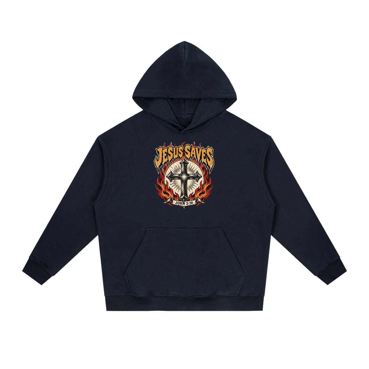 Jesus Saves John 3:16 Hoodie