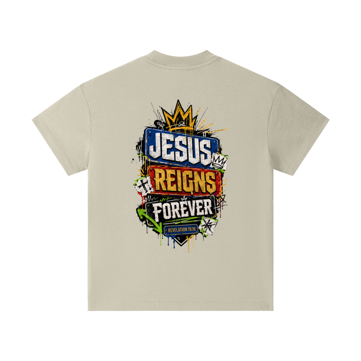 Jesus Reigns Forever Kids T-Shirt