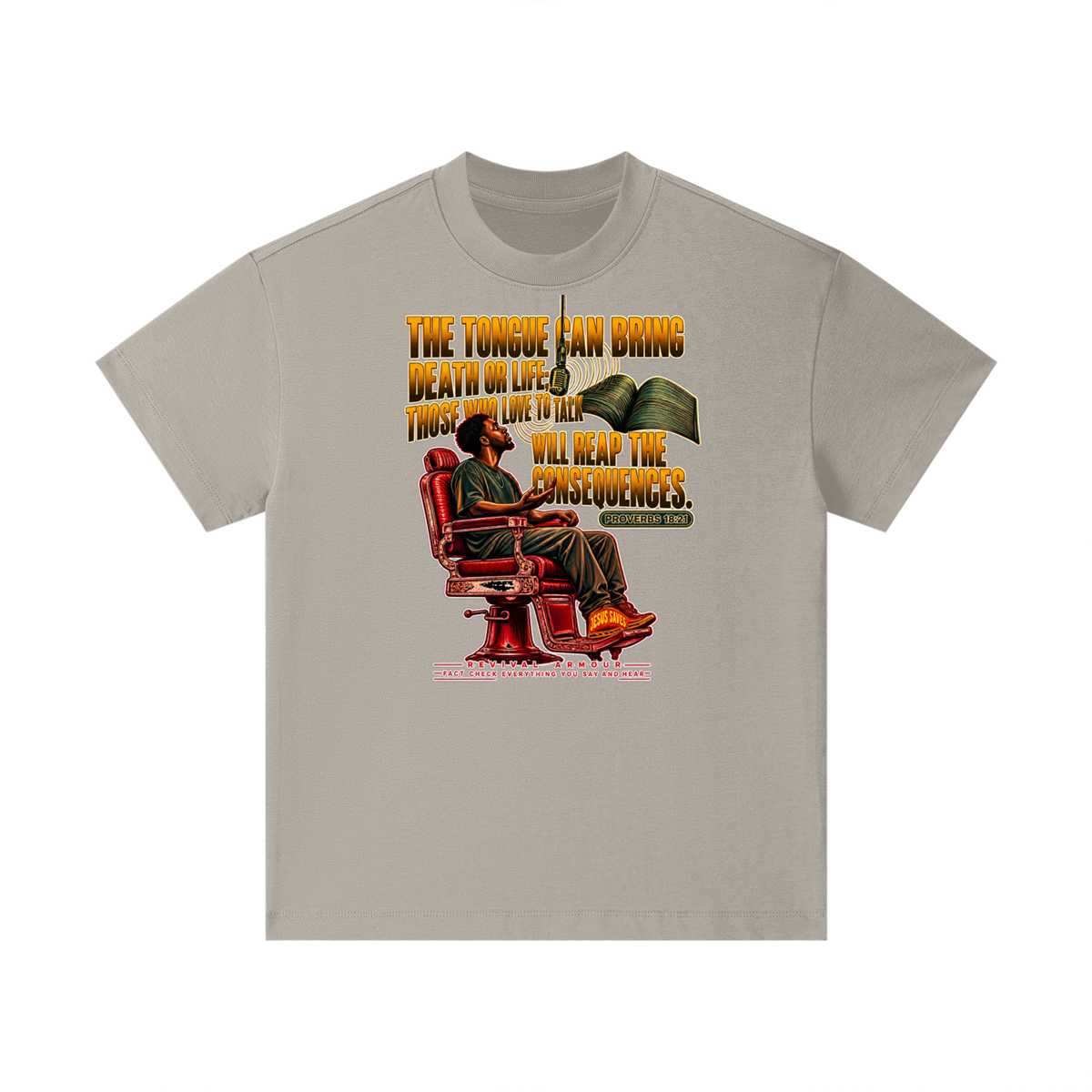 PROVERBS 18:21 NLT Kids T-Shirt