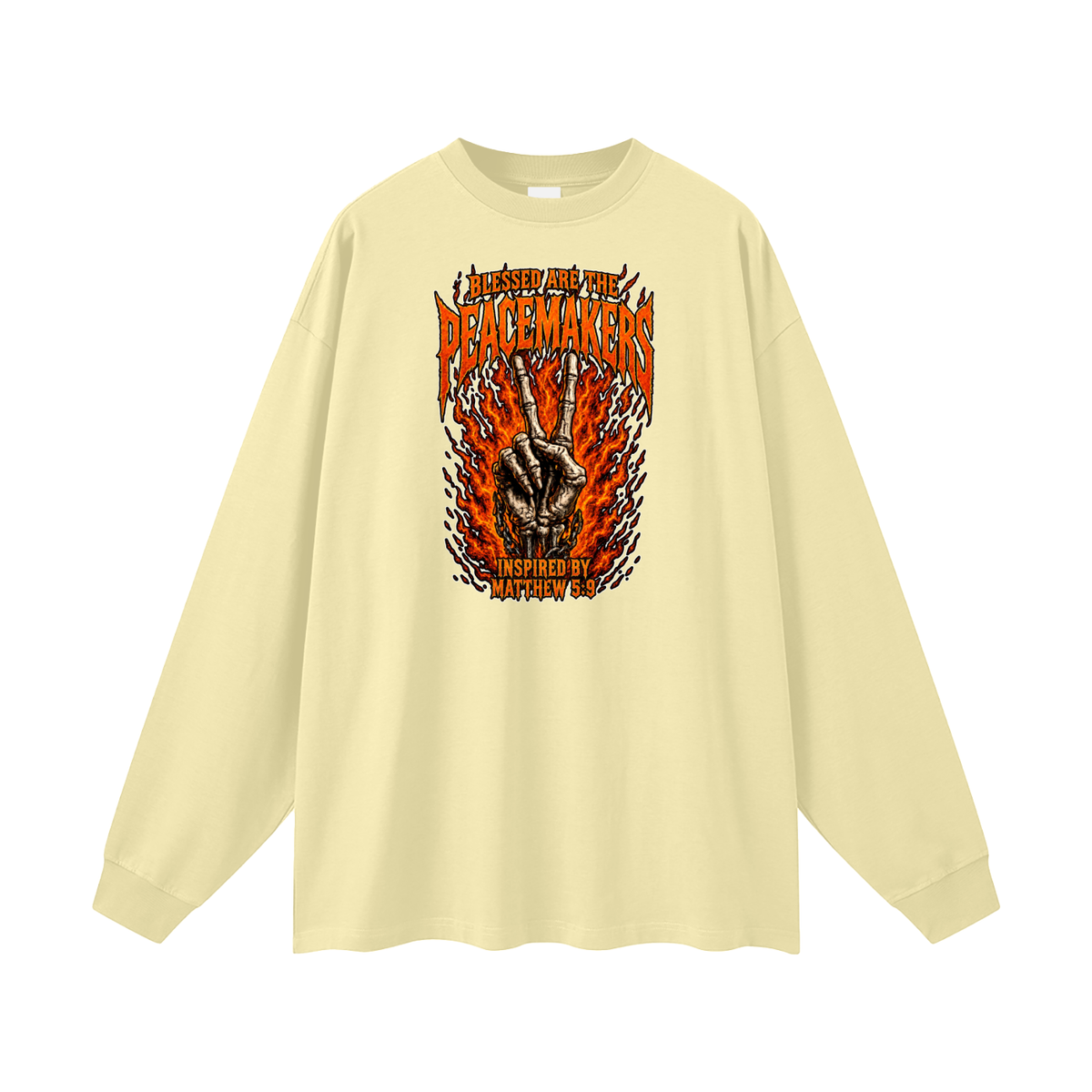 BLESSED ARE THE PEACEMAKERS INSPIRED BY MATTHEW 5:9 Long Sleeve T-Shirt