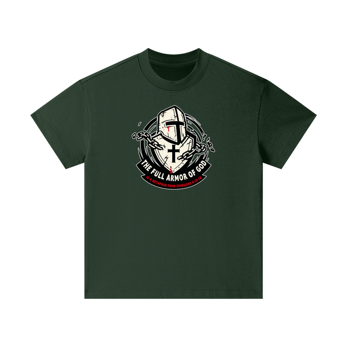 THE FULL ARMOR OF GOD IS A METAPHOR FROM EPHESIANS 6:10-18 Kids T-Shirt