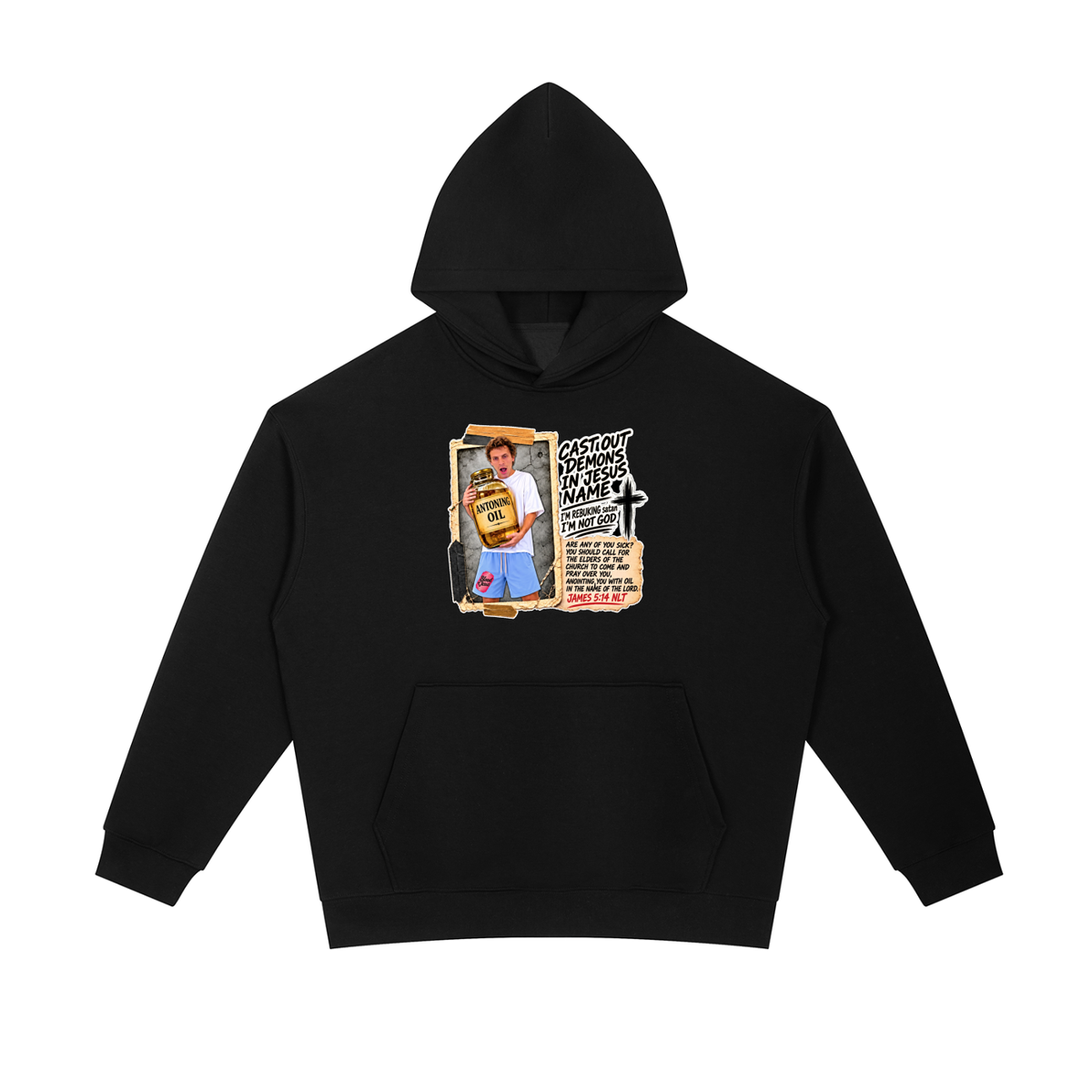 I'M REBUKING satan I'M NOT GOD Hoodie