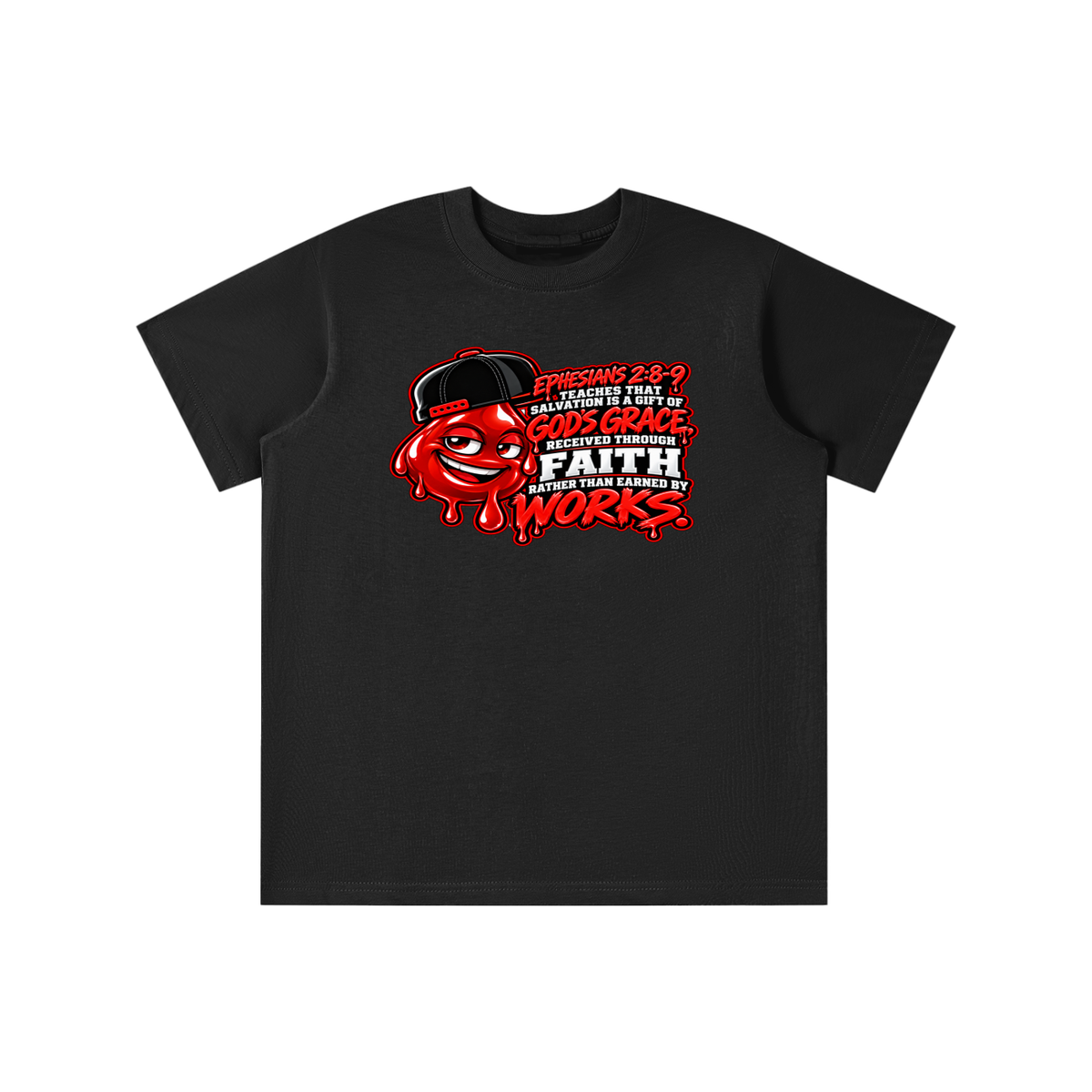 Ephesians 2:8-9 inspired youth T-shirt