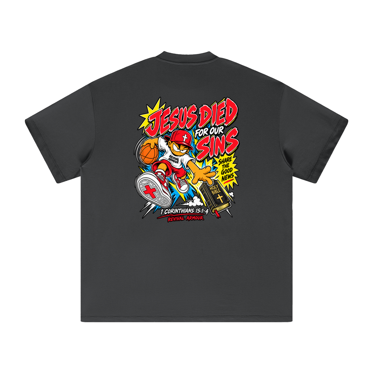 REVIVAL EST. 2026 ARMOUR JESUS DIED FOR OUR SINS T-Shirt