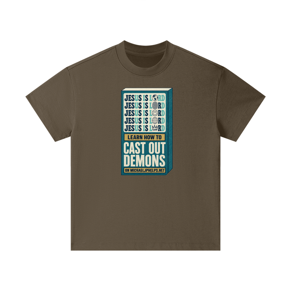 Jesus is Lord 5x Learn how to cast out demons on MICHAELJPHELPS.NET Kids T-Shirt