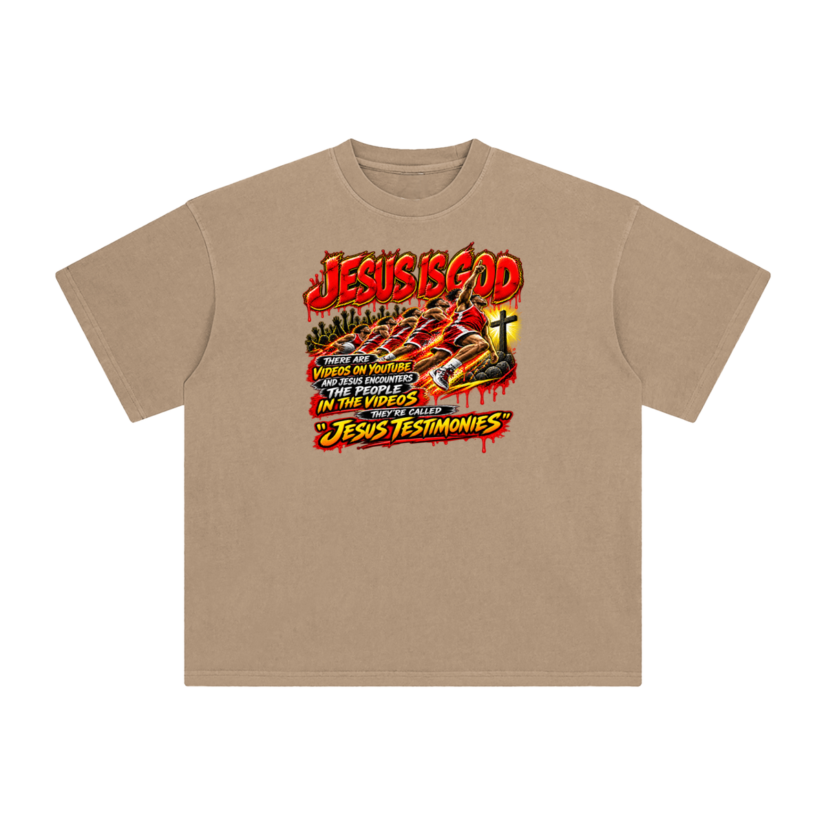 JESUS IS GOD THERE ARE VIDEOS ON YOUTUBE AND JESUS ENCOUNTERS THE PEOPLE IN THE VIDEOS THEY'RE CALLED "JESUS TESTIMONIES" T-Shirt