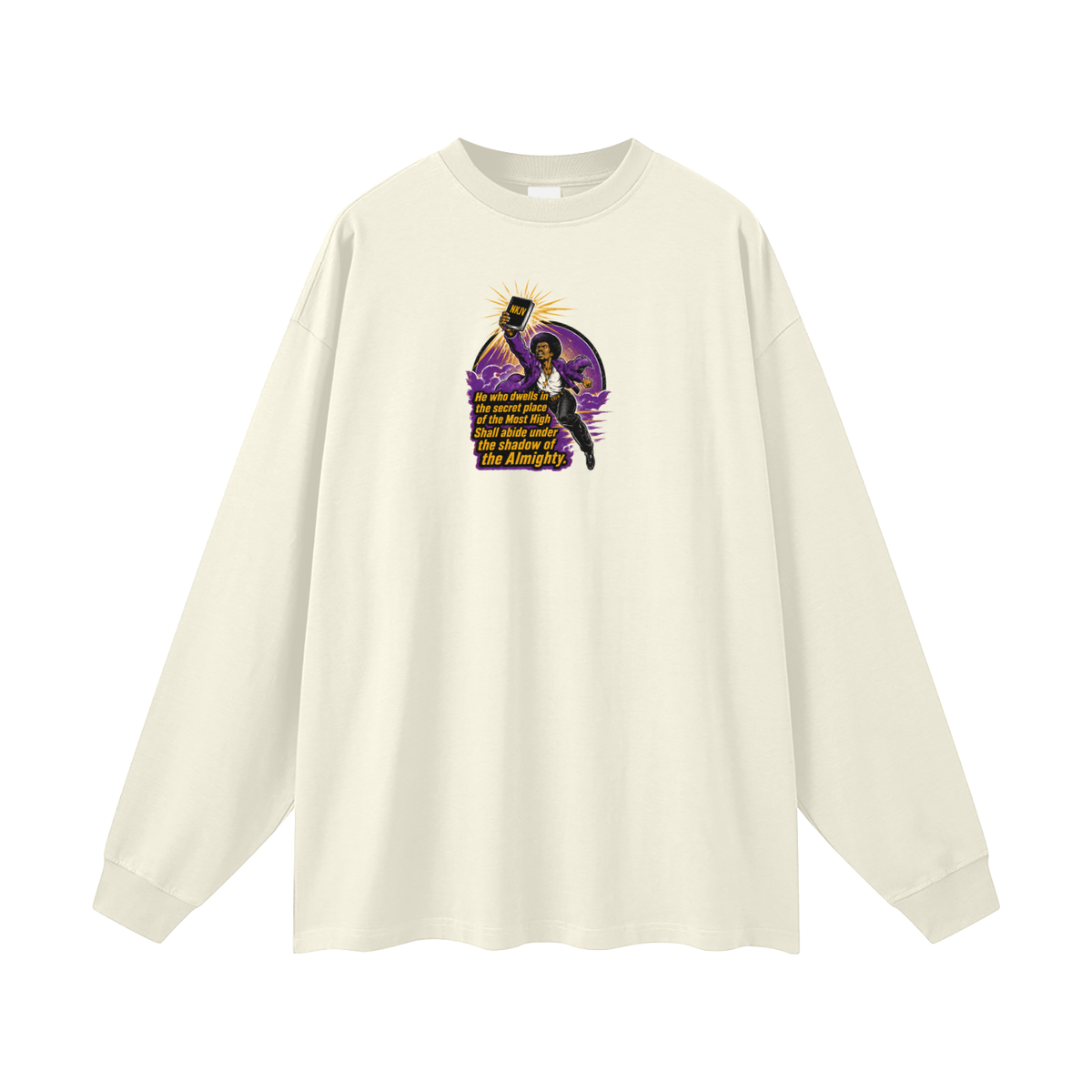 NKJV Psalms 91:1 Long Sleeve T-Shirt