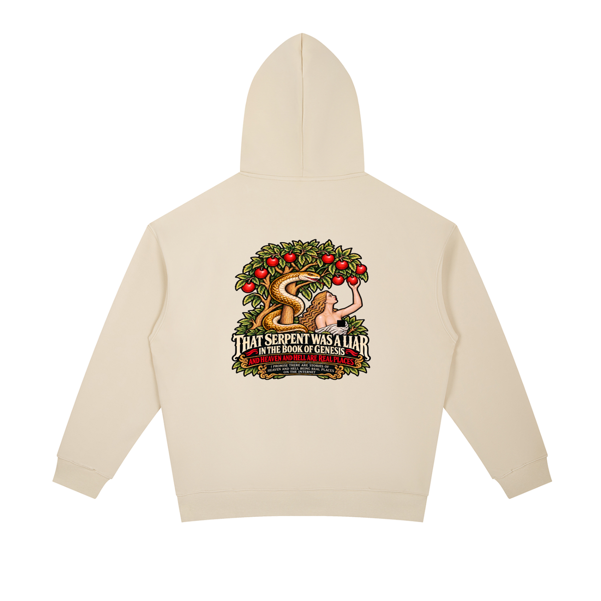 REVIVAL ARMOUR THAT SERENT WAS A LIAR IN THE BOOK OF GENESIS AND HEAVEN AND HELL ARE REAL PLACES I PROMISE THESE ARE STORIES OF HEAVEN AND HELL BEING REAL PLACES ON THE INTERNET Hoodie