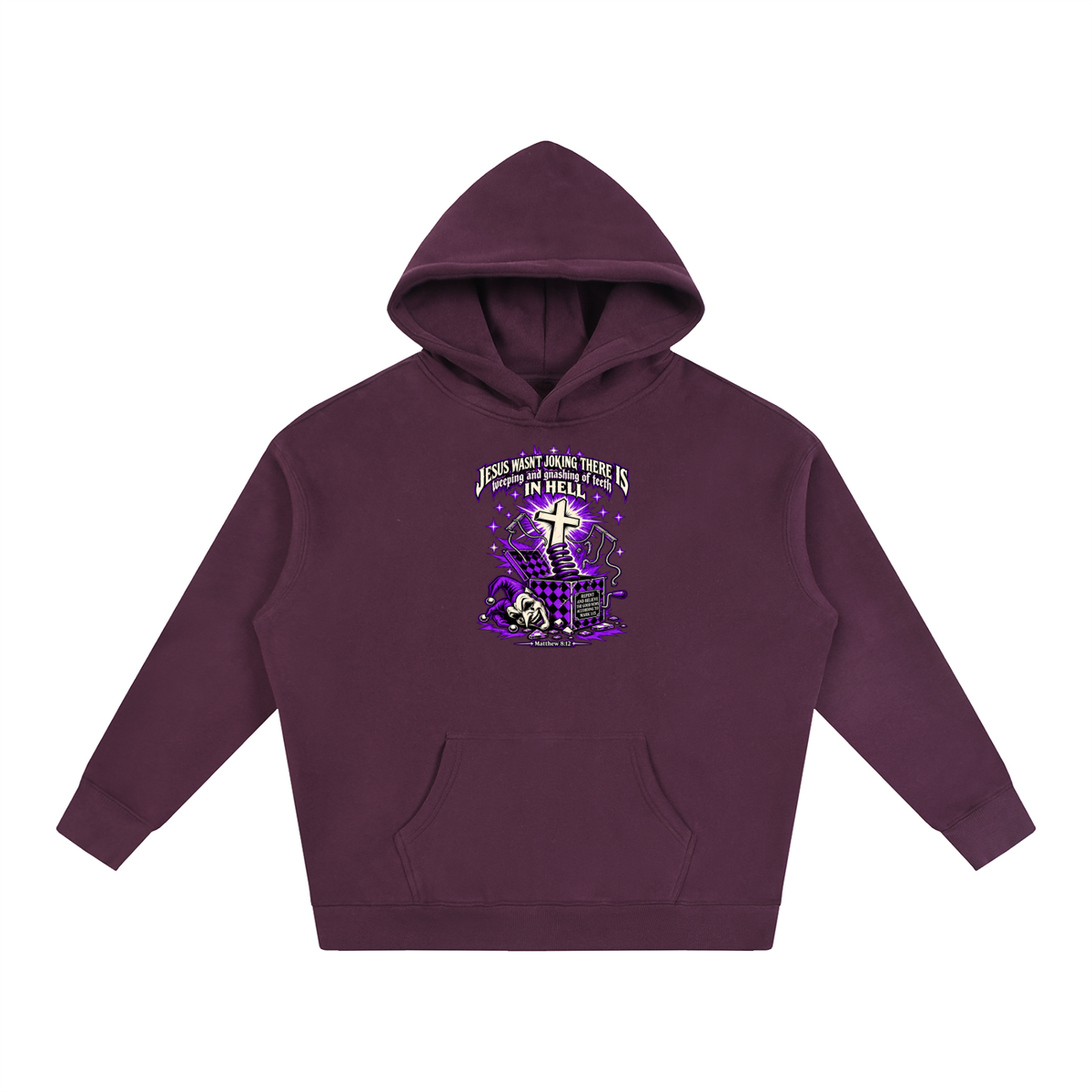 Jesus wasn’t joking there is weeping and gnashing of teeth in hell Hoodie