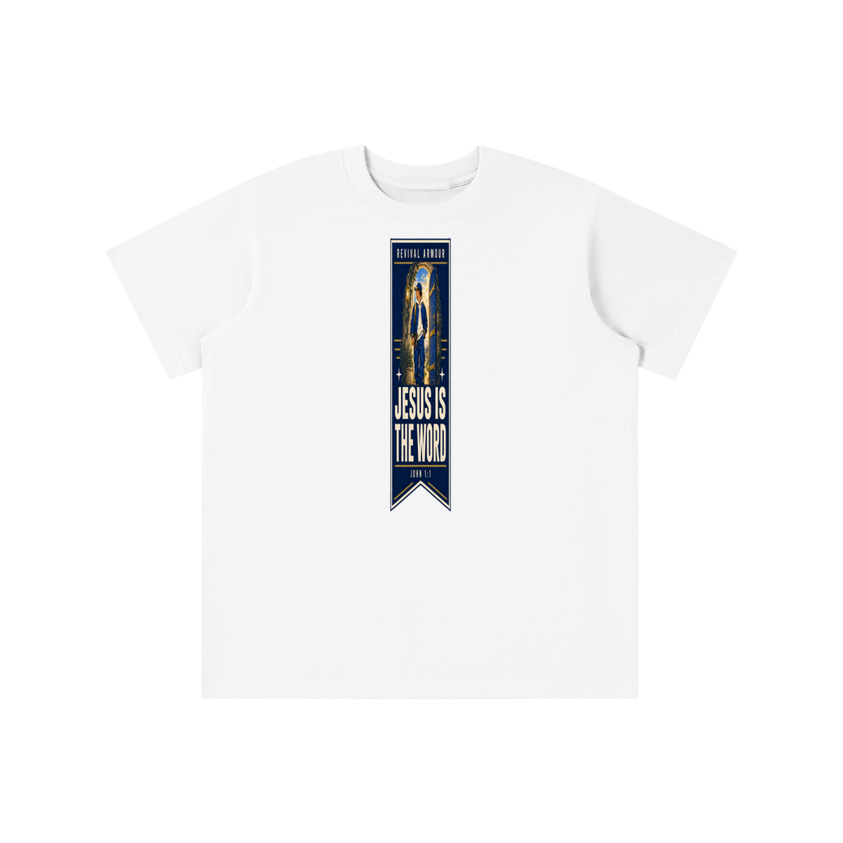 REVIVAL ARMOUR JESUS IS THE WORD _ JOHN 1:1 youth T-shirt