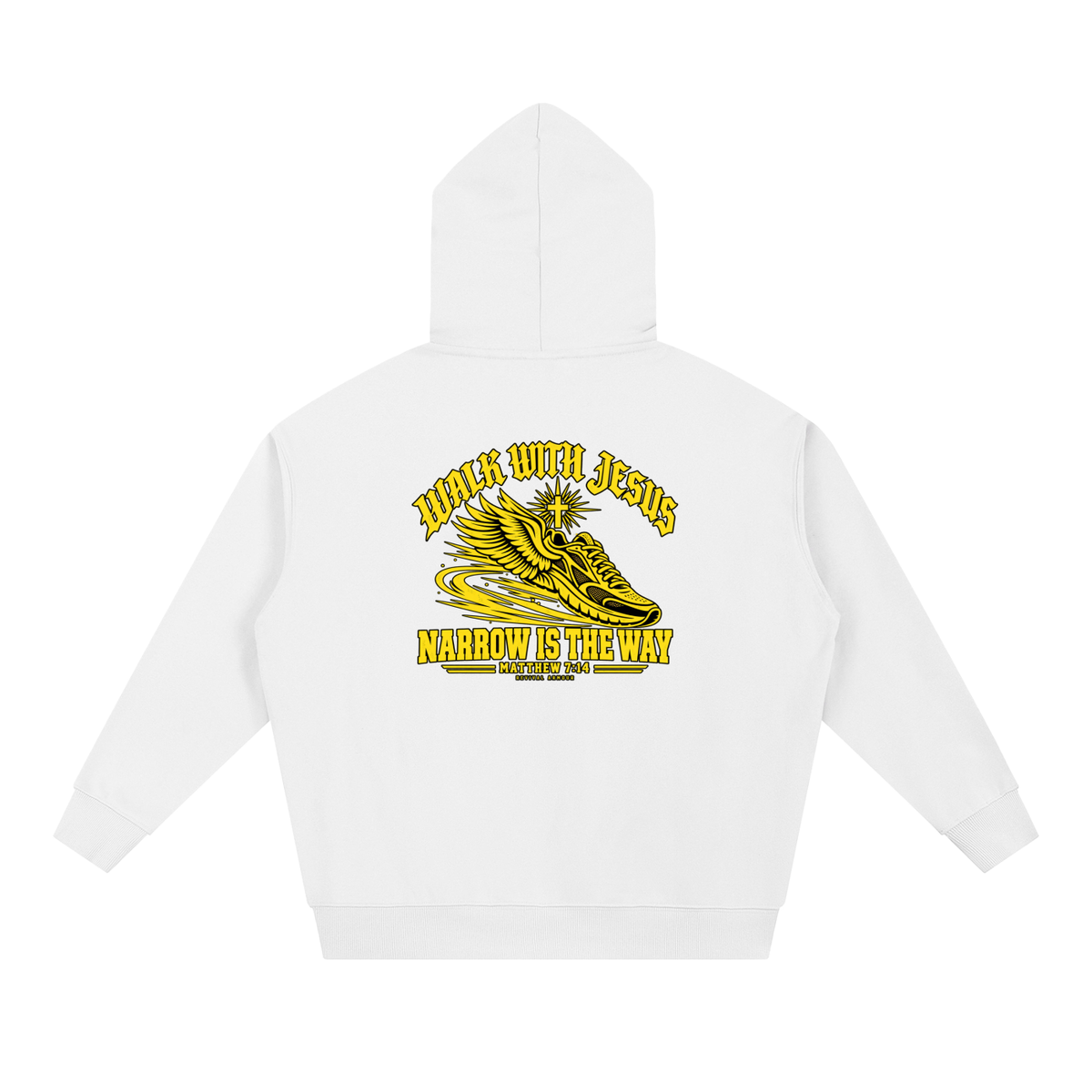 WALK WITH JESUS NARROW IS THE WAY - MATTHEW 7:14 - REVIVAL ARMOUR Hoodie