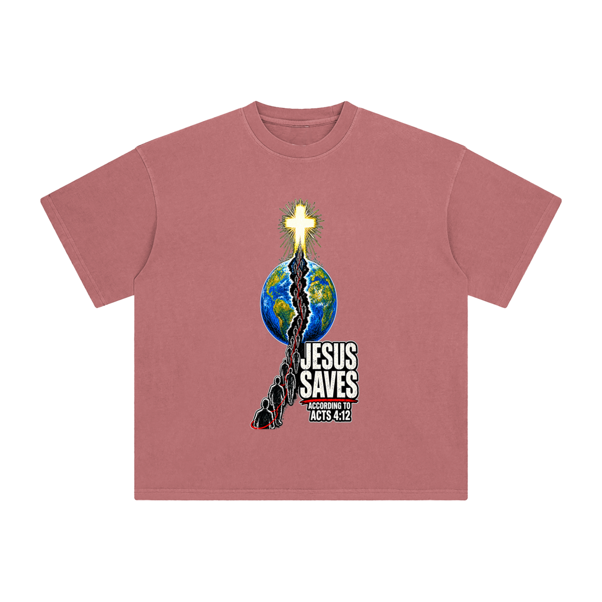 JESUS SAVES ACCORDING TO ACTS 4:12 T-Shirt