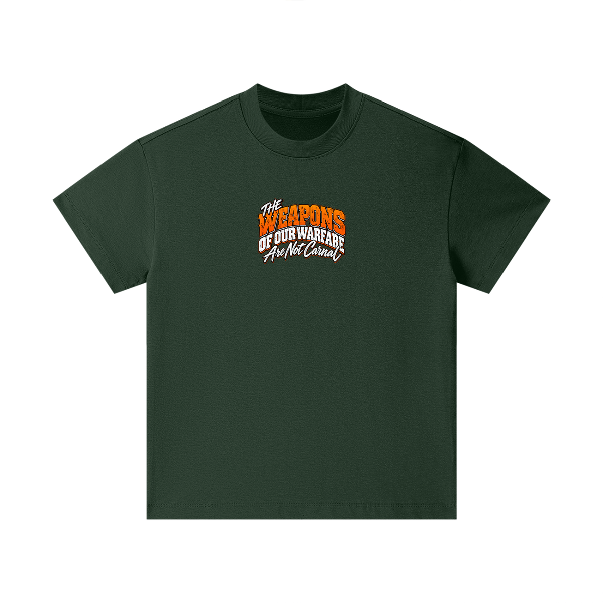 THE WEAPONS OF OUR WARFARE ARE NOT CARNAL HE IS COMMANDING EVIL SPIRITS TO LEAVE IN THE NAME OF JESUS - LUKE 10:19 - Kids T-Shirt