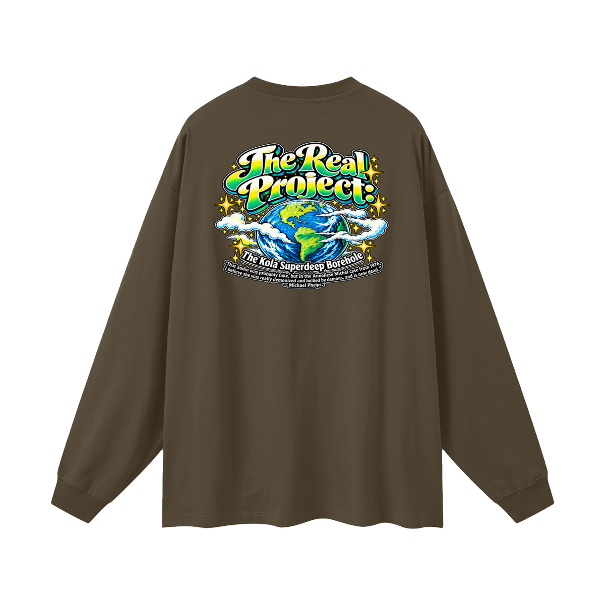 REDEEMED BY THE OF JESUS ACCORDING TO EPHESIANS 1:7 THE REAL PROJECT: THE KOLA SUPERDEEP BOREHOLE Long Sleeve T-Shirt