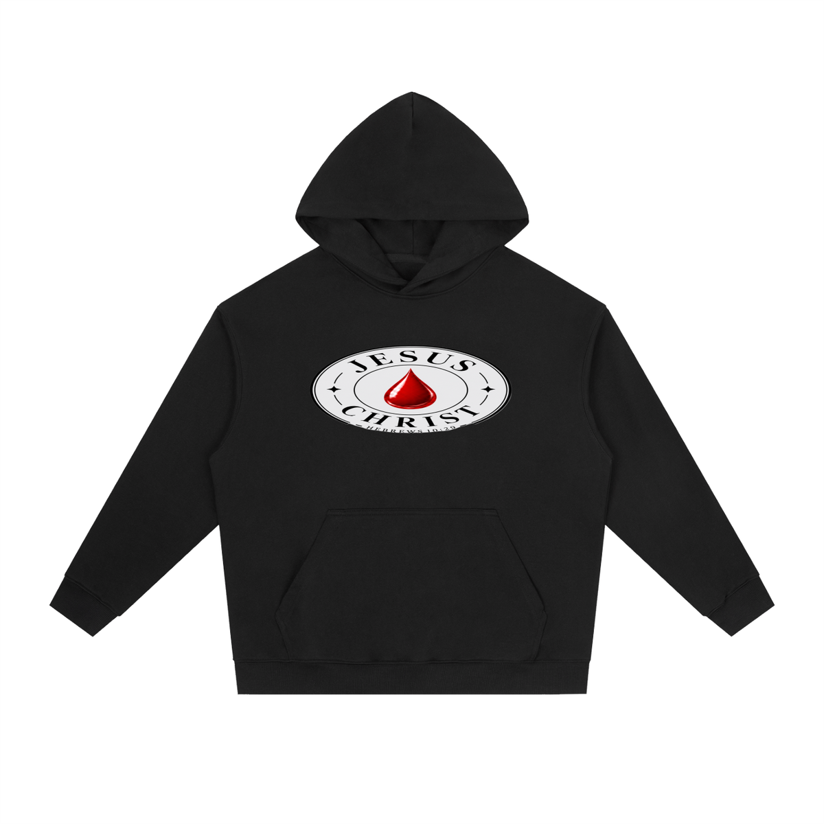 Jesus Christ blood emoji With Hebrews 10:29 Hoodie