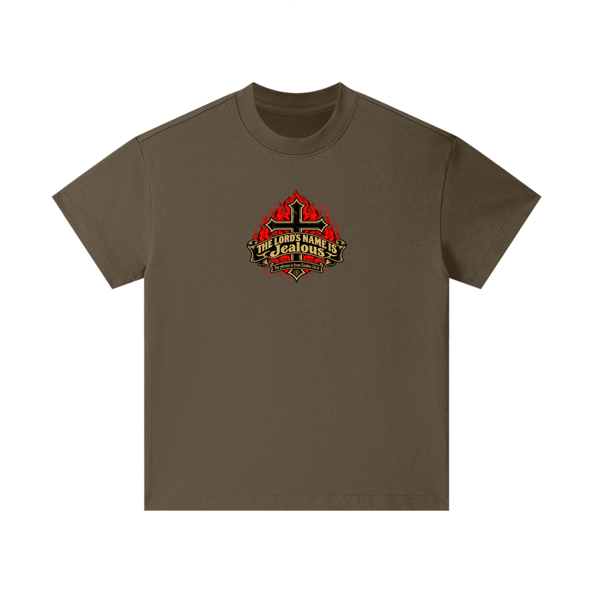 THE LORD'S NAME IS Jealous The phrase is from Exodus 34:14 Kids T-Shirt