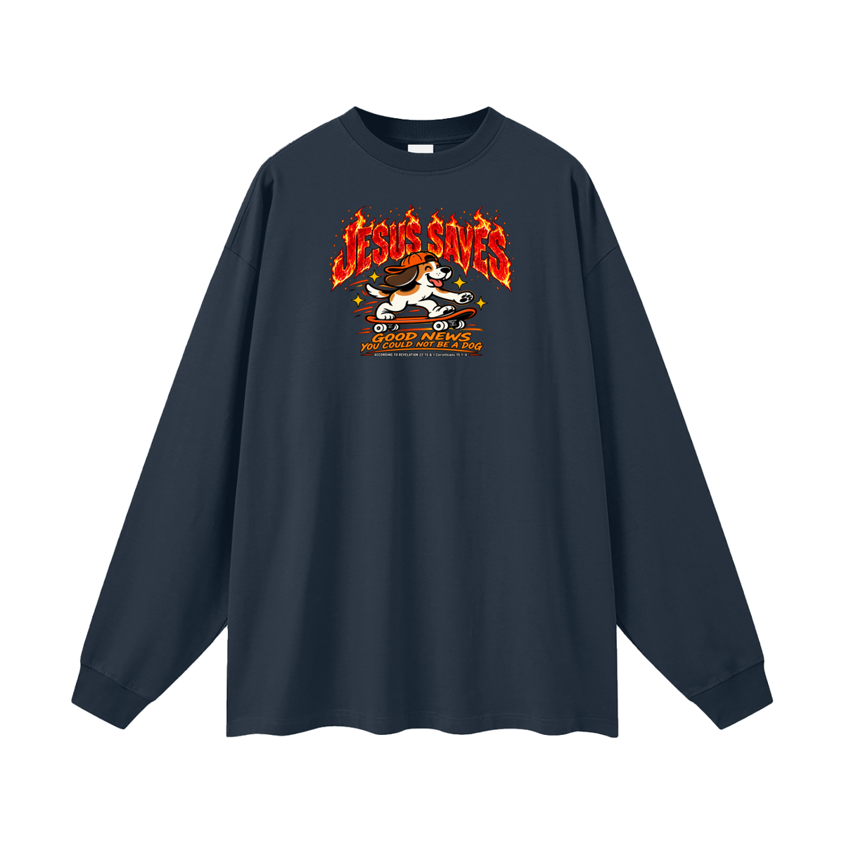 CAST ALL YOUR BURDENS TO JESUS ACCORDING TO Matthew 11:28–30 THO Long Sleeve T-Shirt