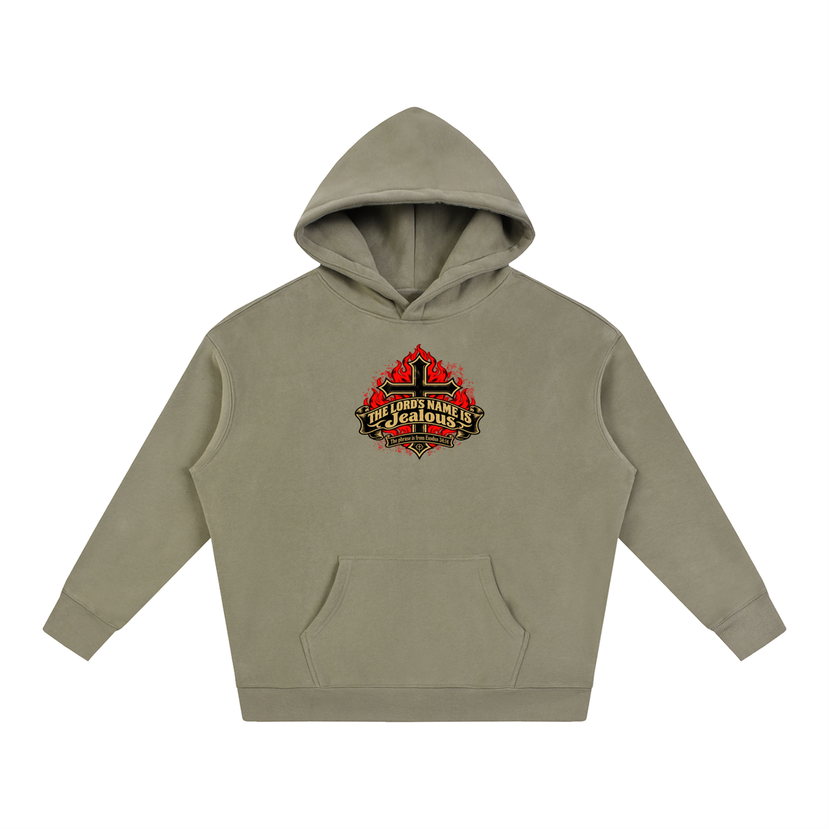 THE LORD'S NAME IS Jealous The phrase is from Exodus 34:14 Hoodie