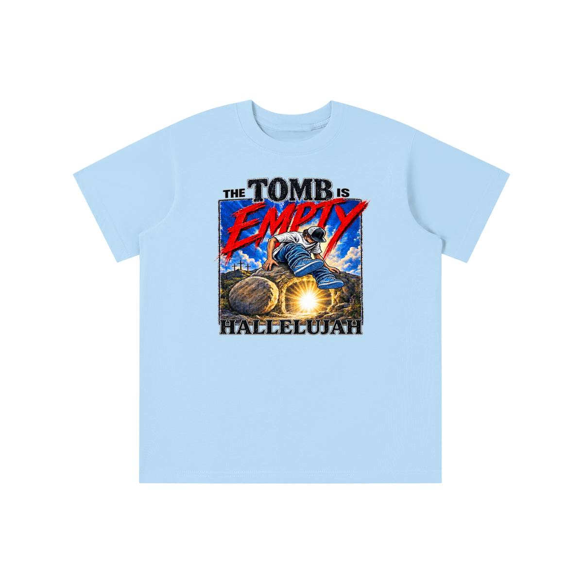 THE TOMB IS EMPTY HALLELUJAH youth T-shirt