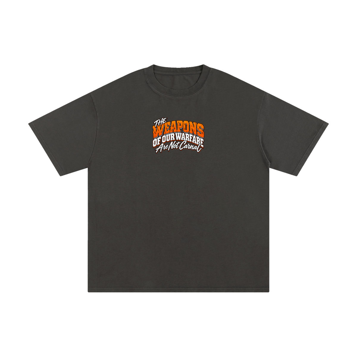THE WEAPONS OF OUR WARFARE ARE NOT CARNAL HE IS COMMANDING EVIL SPIRITS TO LEAVE IN THE NAME OF JESUS - LUKE 10:19 - T-Shirt