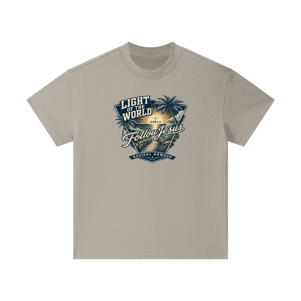 LIGHT OF THE WORLD FOLLOW JESUS REVIVAL ARMOUR Kids T-Shirt
