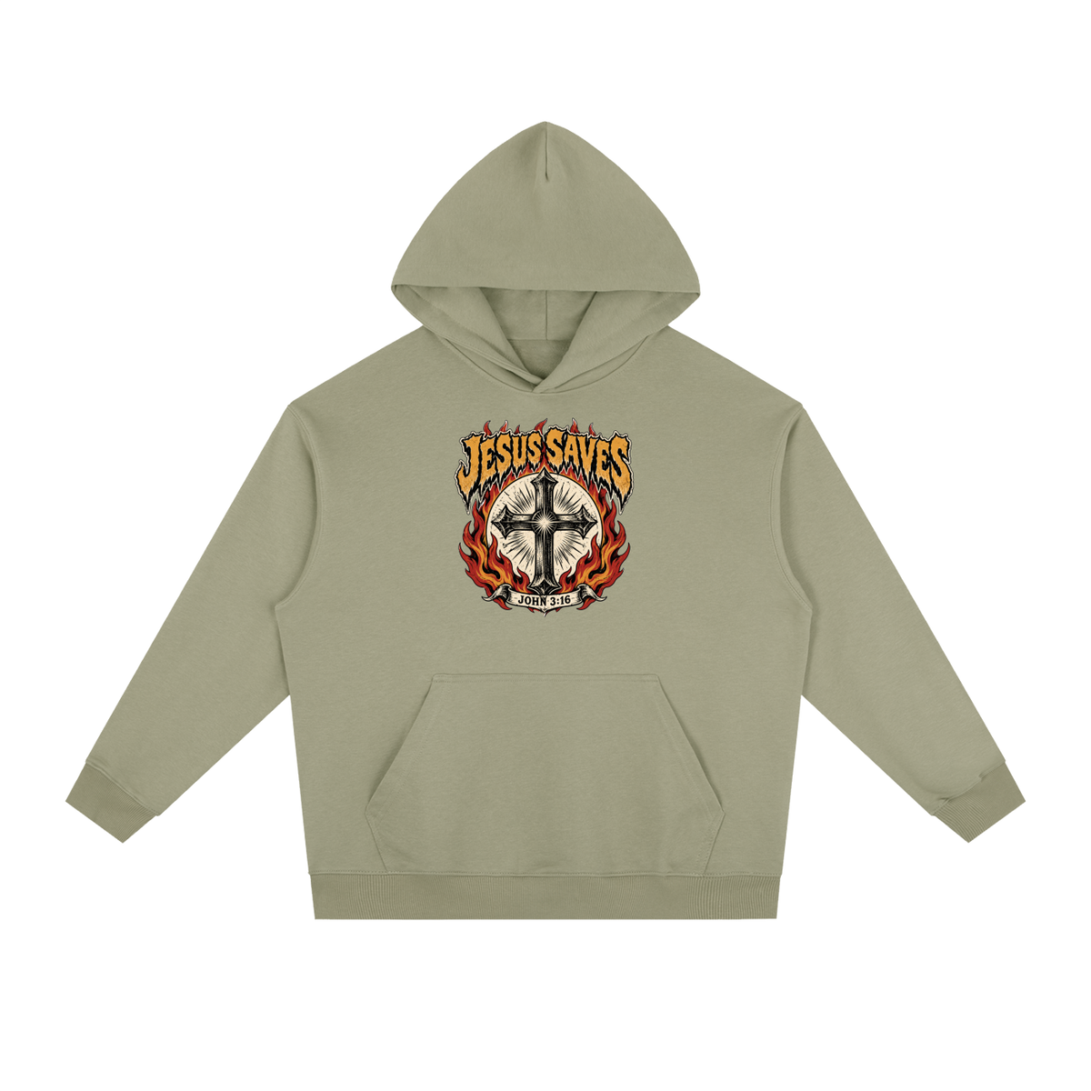 Jesus Saves John 3:16 Hoodie