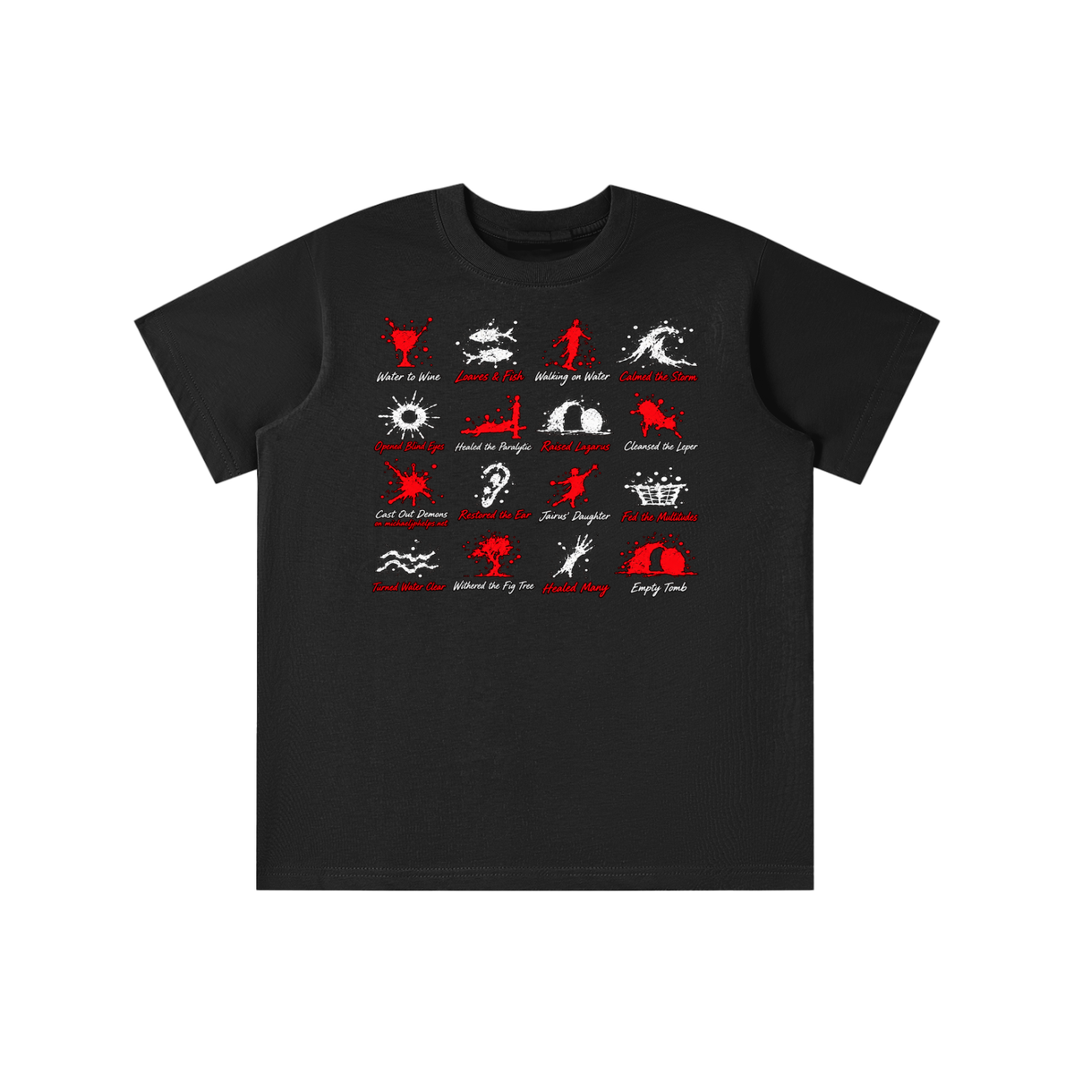 cast out demons on Michaeljphelps.Net youth T-shirt