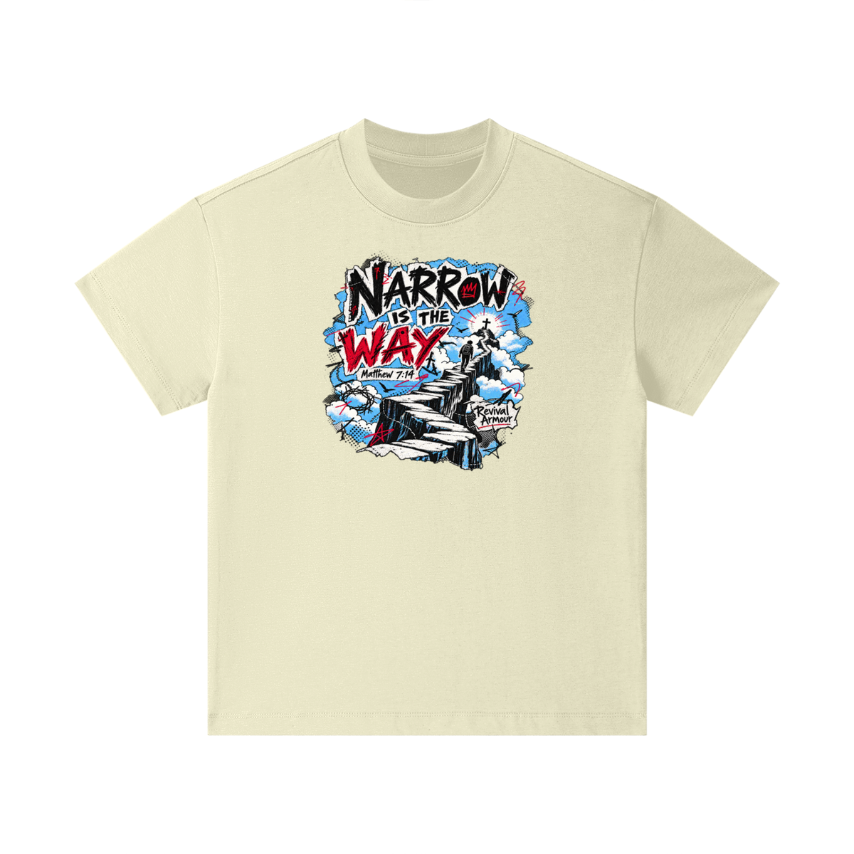 NARROW IS THE WAY [MATTHEW 7:14] Revival Armour Kids T-Shirt