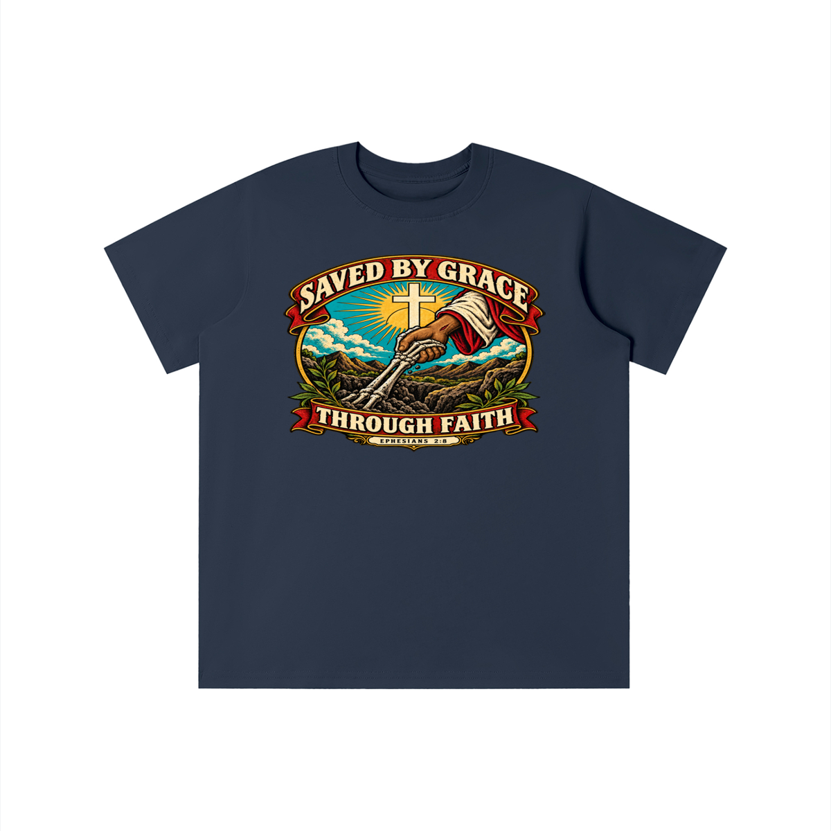 Saved by Grace through Faith youth T-shirt