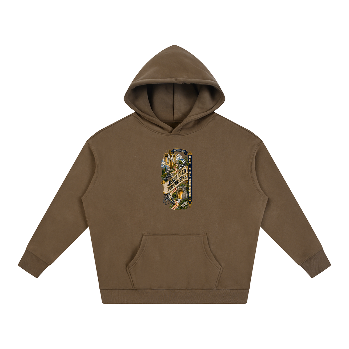 MATTHEW 20:28 Jesus died for our sins REVIVAL ARMOUR Hoodie