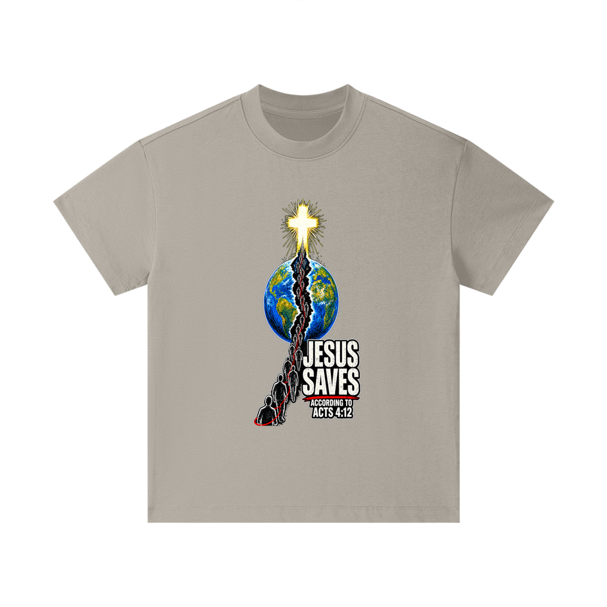 JESUS SAVES ACCORDING TO ACTS 4:12 Kids T-Shirt