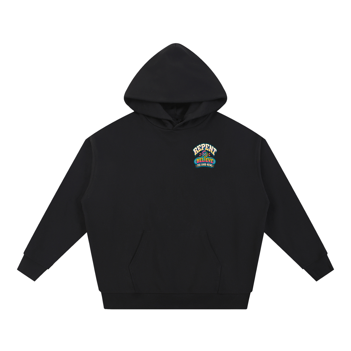 DON'T PANIC HISPANIC JESUS DIED FOR OUR SINS . 1 CORTHIANS 15:1-4 Hoodie