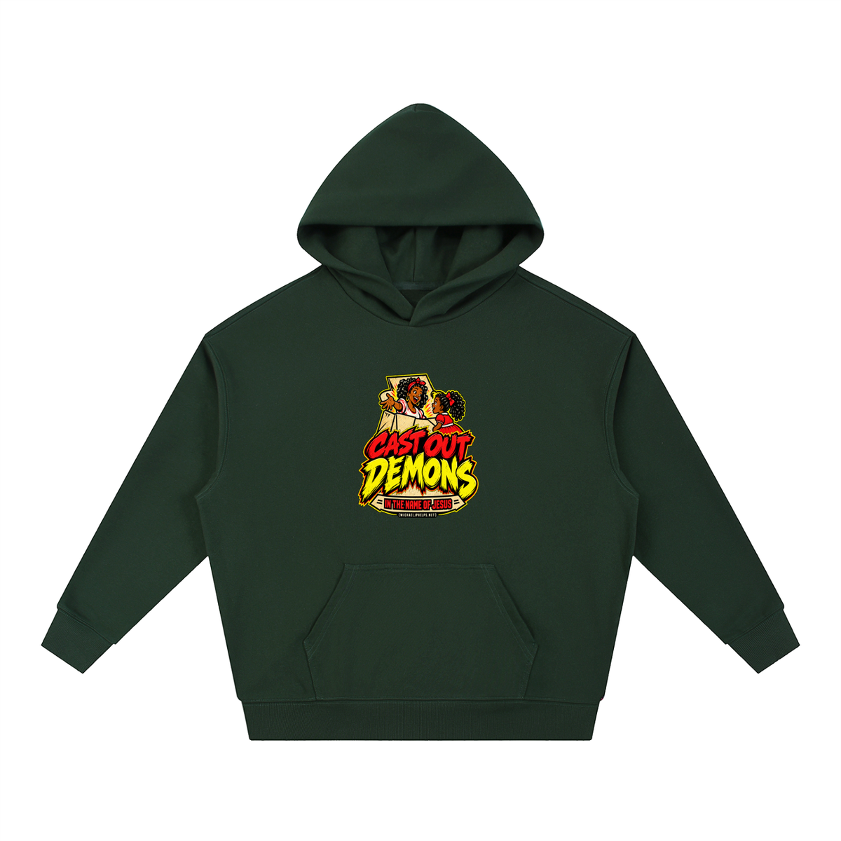 CAST OUT DEMONS IN THE NAME OF JESUS (MICHAELJPHELPS.NET) Hoodie