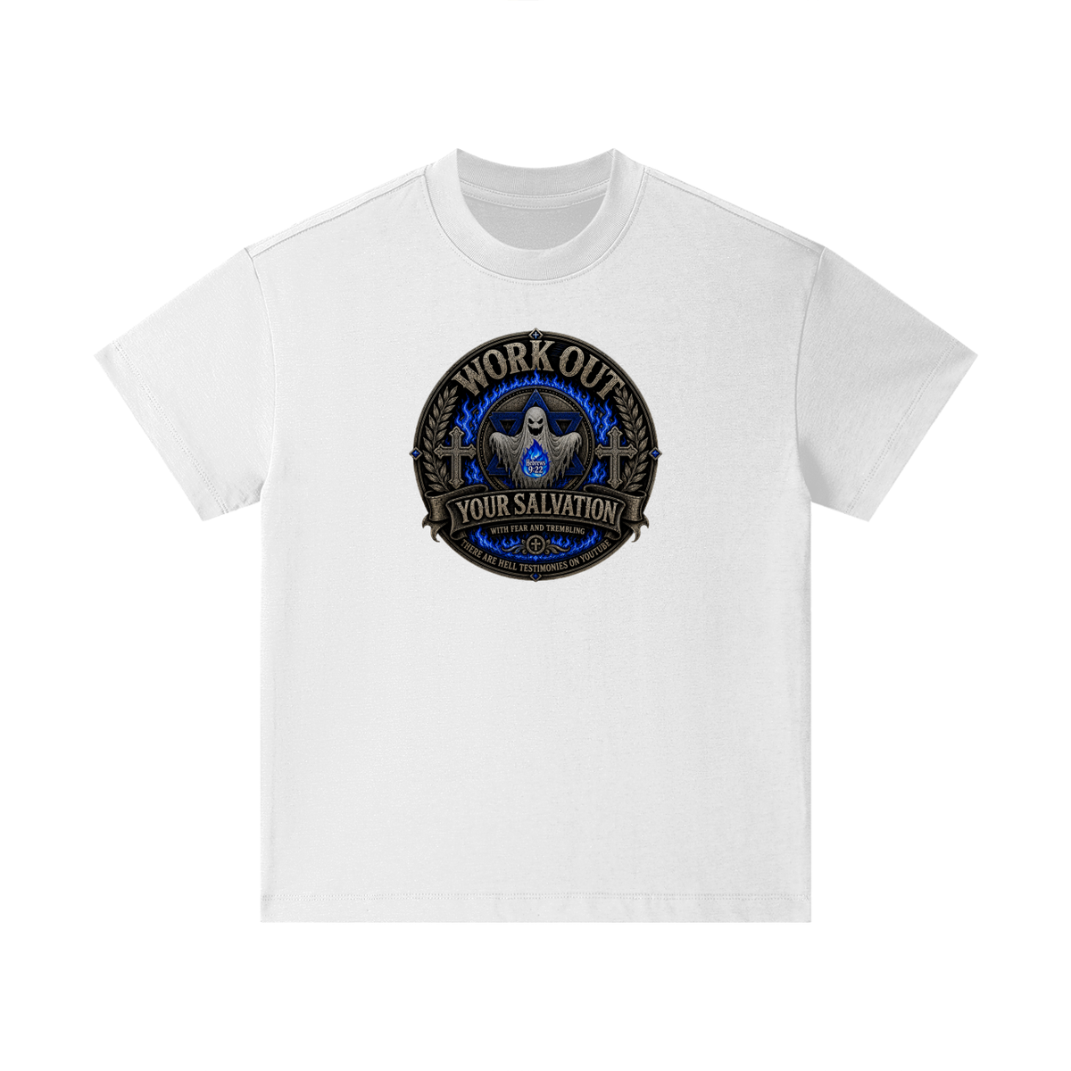 workout your salvation with Fear and Trembling Kids' T-Shirt