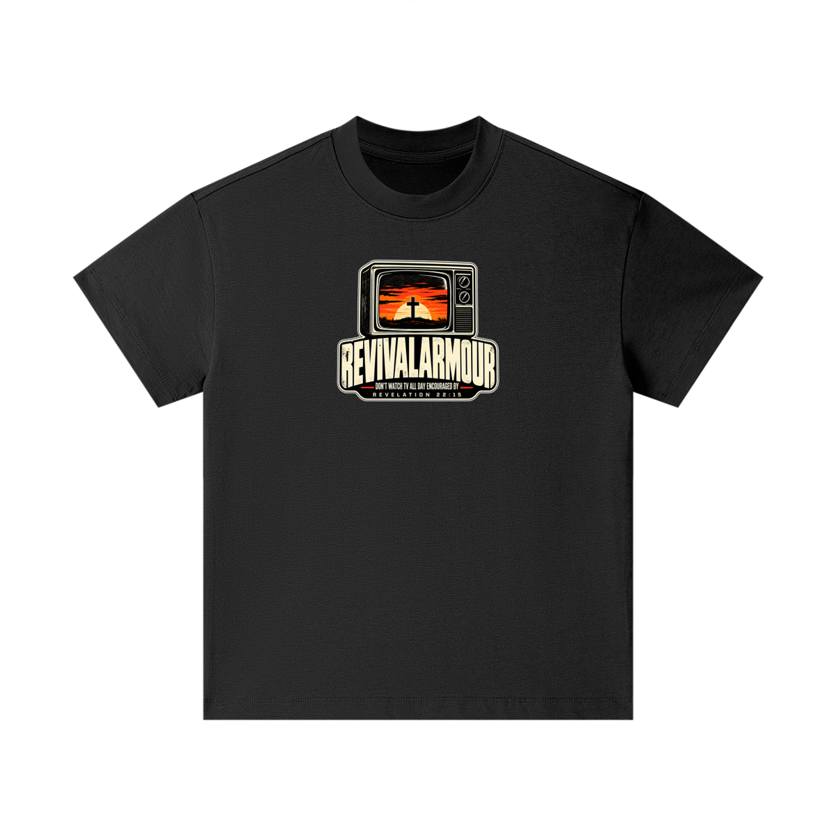 REVIVAL ARMOUR DON'T WATCH ALL DAY ENCOURAGED BY REVELATION 22:15 kids T-Shirt