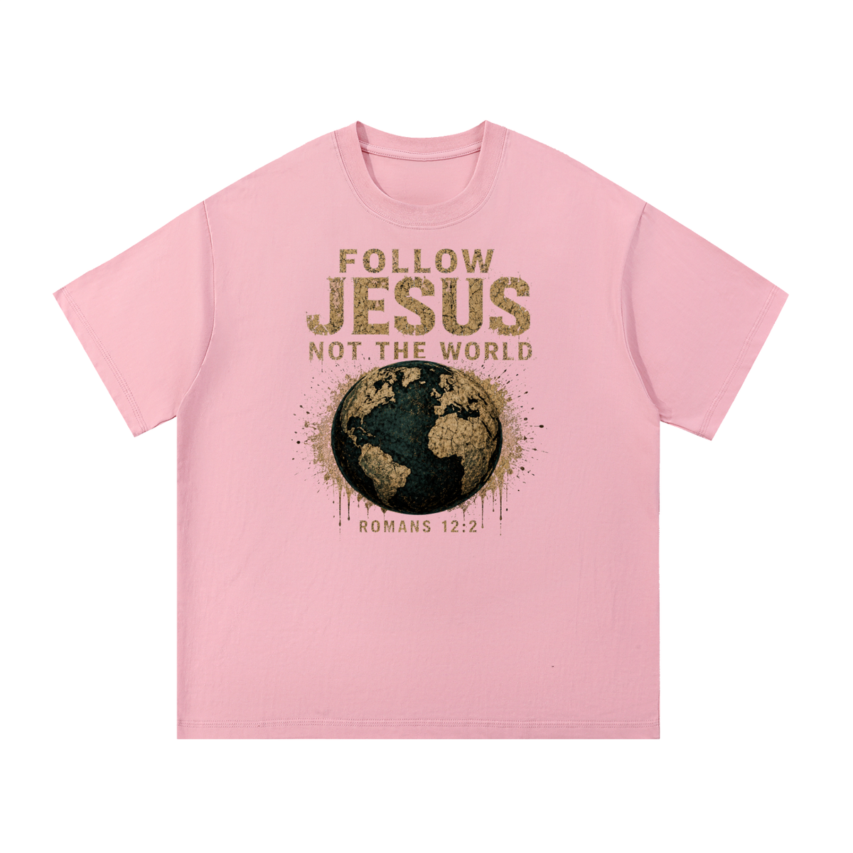 FOLLOW JESUS NOT THE WORLD ROMANS 12:2  T-Shirt