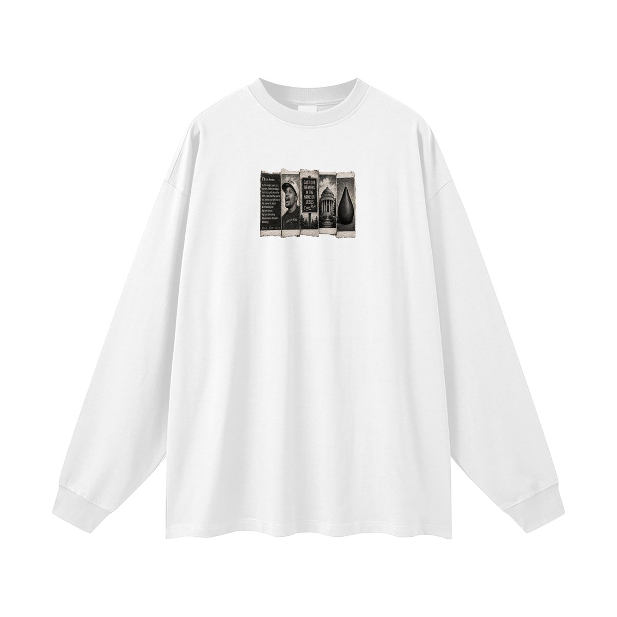 Cast out demons in the name of Jesus C'mon man Long Sleeve T-Shirt