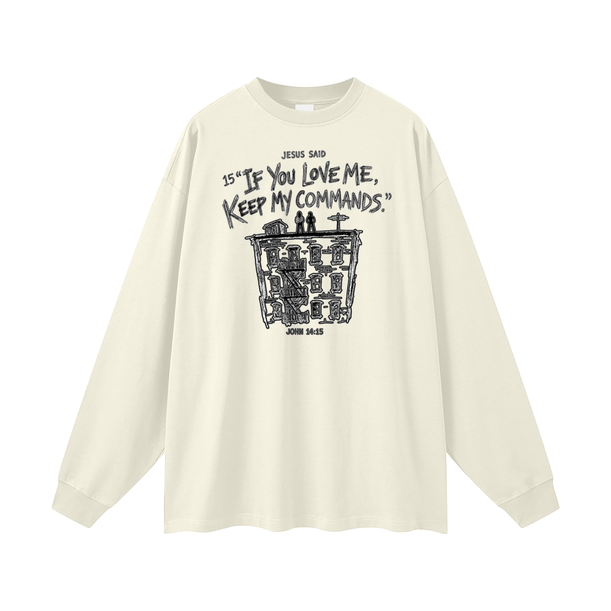 JOHN 14:15 NIV Long Sleeve T-Shirt