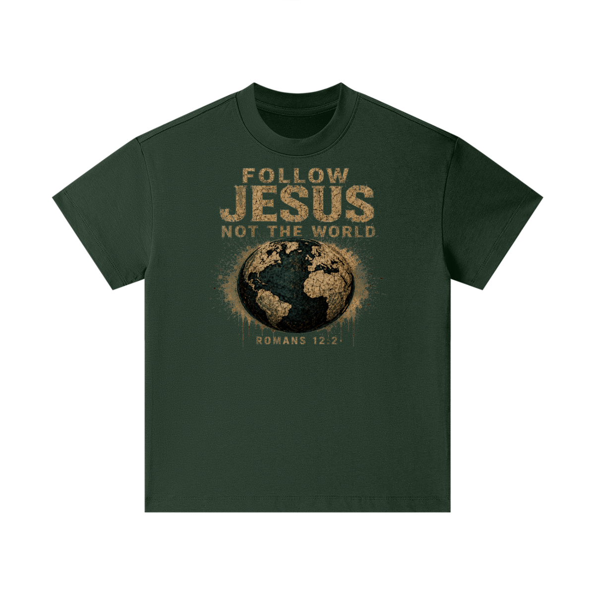 FOLLOW JESUS NOT THE WORLD ROMANS 12:2 Kids T-Shirt