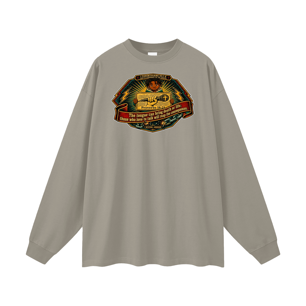 Oversized Unisex Long Sleeve T-Shirt