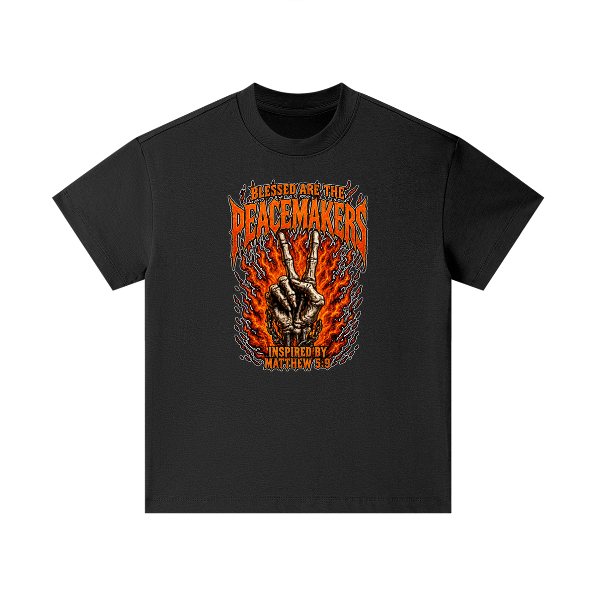 BLESSED ARE THE PEACEMAKERS INSPIRED BY MATTHEW 5:9 Kids T-Shirt