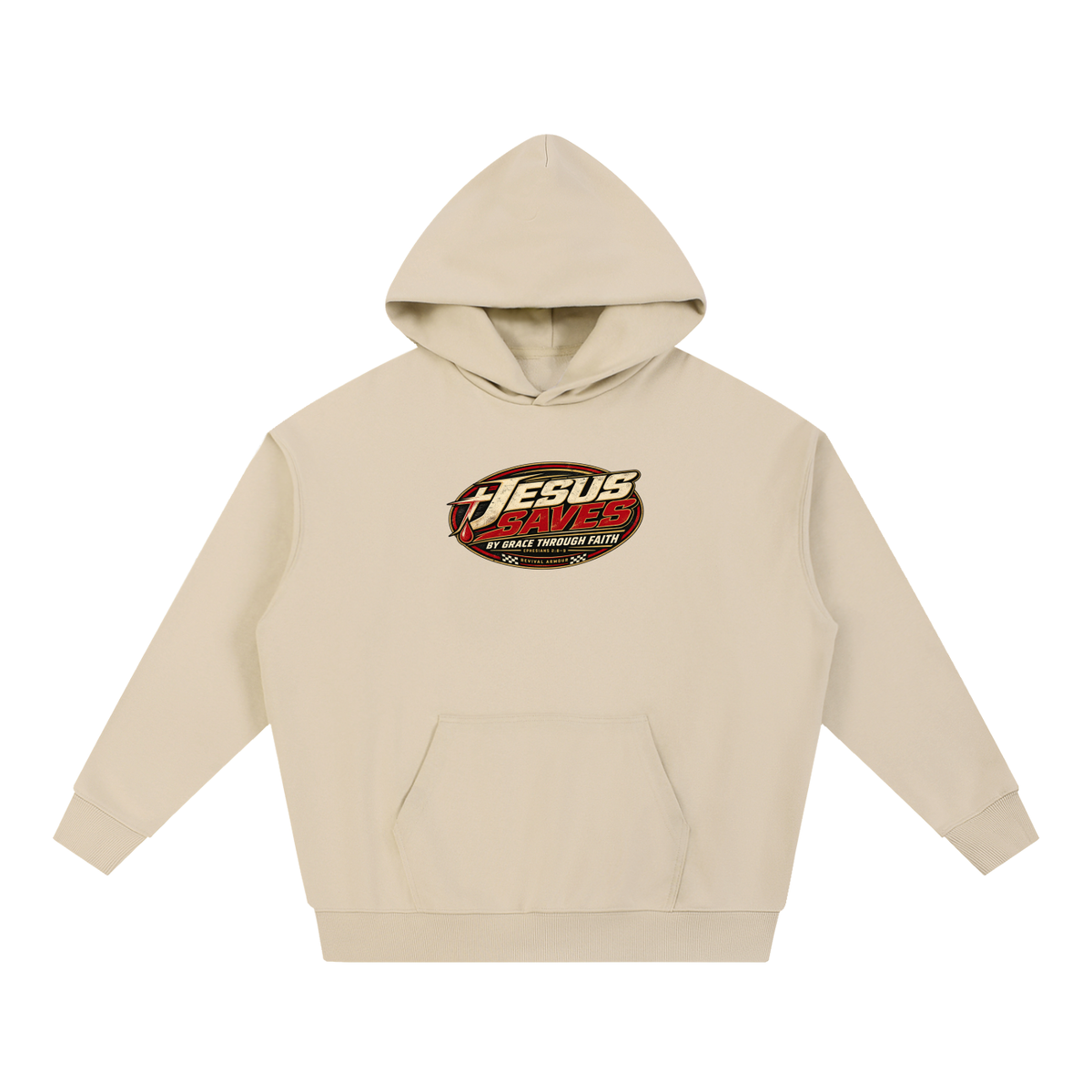 JESUS SAVES BY GRACE THROUGH FAITH - EPHESIANS 2:8-9 - Hoodie
