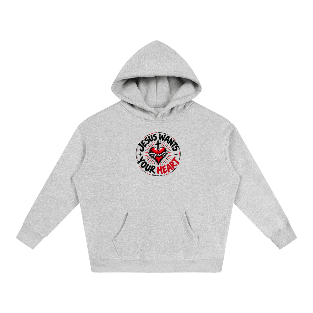 JESUS WANTS YOUR HEART - EZEKIEL 36:26 - Hoodie